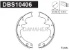 DBS10406 DANAHER Комплект тормозных колодок