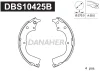 DBS10425B DANAHER Комплект тормозных колодок