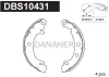 DBS10431 DANAHER Комплект тормозных колодок