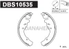 DBS10535 DANAHER Комплект тормозных колодок