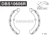 DBS10606R DANAHER Комплект тормозных колодок