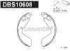 DBS10608 DANAHER Комплект тормозных колодок