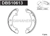 DBS10613 DANAHER Комплект тормозных колодок