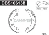 DBS10613B DANAHER Комплект тормозных колодок