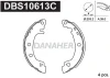 DBS10613C DANAHER Комплект тормозных колодок