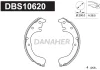 DBS10620 DANAHER Комплект тормозных колодок