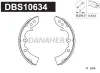 DBS10634 DANAHER Комплект тормозных колодок
