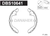 DBS10641 DANAHER Комплект тормозных колодок
