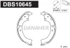 DBS10645 DANAHER Комплект тормозных колодок