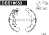 DBS10653 DANAHER Комплект тормозных колодок
