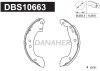 DBS10663 DANAHER Комплект тормозных колодок