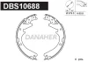 DBS10688 DANAHER Комплект тормозных колодок