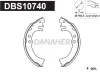 DBS10740 DANAHER Комплект тормозных колодок