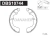 DBS10744 DANAHER Комплект тормозных колодок