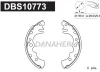 DBS10773 DANAHER Комплект тормозных колодок