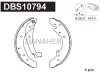 DBS10794 DANAHER Комплект тормозных колодок