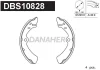 DBS10828 DANAHER Комплект тормозных колодок