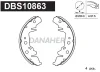 DBS10863 DANAHER Комплект тормозных колодок