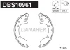 DBS10961 DANAHER Комплект тормозных колодок