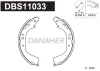 DBS11033 DANAHER Комплект тормозных колодок