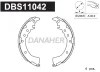 DBS11042 DANAHER Комплект тормозных колодок