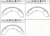 K0605D ASIMCO Комплект тормозных колодок