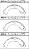 K1740 ASIMCO Комплект тормозных колодок