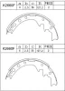 K2660F ASIMCO Комплект тормозных колодок