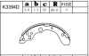 K3394D ASIMCO Комплект тормозных колодок