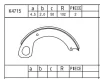 K4715 ASIMCO Комплект тормозных колодок