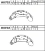 K6702 ASIMCO Комплект тормозных колодок