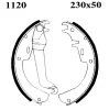 01120 BSF Комплект тормозных колодок