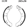 01139 BSF Комплект тормозных колодок