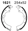 01621 BSF Комплект тормозных колодок