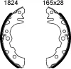 01824 BSF Комплект тормозных колодок