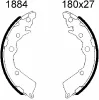 01884 BSF Комплект тормозных колодок