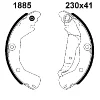 01885 BSF Комплект тормозных колодок