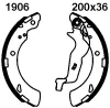 01906 BSF Комплект тормозных колодок