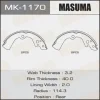 MK-1170 MASUMA Комплект тормозных колодок