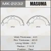 MK-2232 MASUMA Комплект тормозных колодок