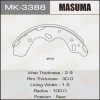 MK-3388 MASUMA Комплект тормозных колодок