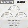 MK-6729 MASUMA Комплект тормозных колодок