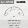 MK-9103 MASUMA Комплект тормозных колодок