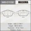 MS-0102 MASUMA Комплект тормозных колодок