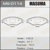 MS-0114 MASUMA Комплект тормозных колодок