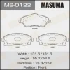 MS-0122 MASUMA Комплект тормозных колодок