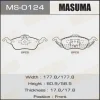 MS-0124 MASUMA Комплект тормозных колодок