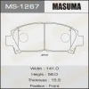 MS-1267 MASUMA Комплект тормозных колодок
