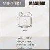 MS-1421 MASUMA Комплект тормозных колодок