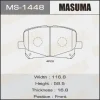 MS-1448 MASUMA Комплект тормозных колодок